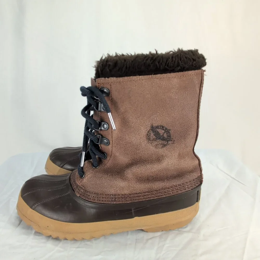 Eddie‎ Bauer Women's Duck Lace-Up Winter Boots Size 8
